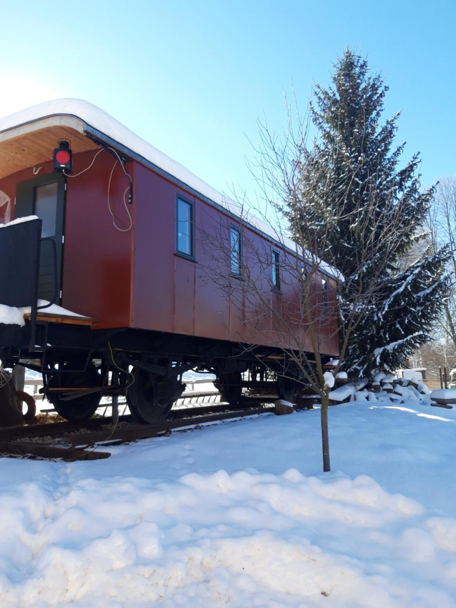 Eisenbahnromantik Im Urlaub Heinsdorfergrund Екстериор снимка
